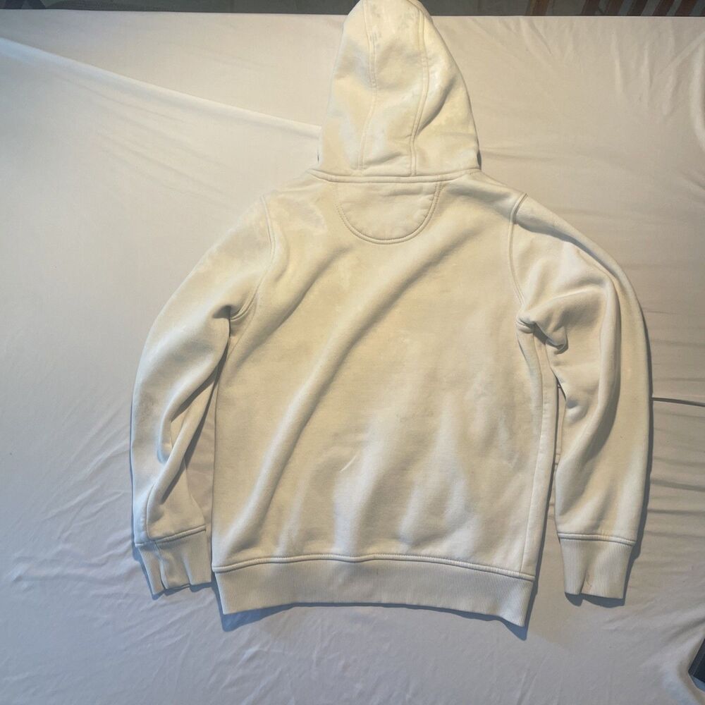 Womens Carhartt Hoodie Sweatshirt Medium 8 - 10 Gray Relaxed Fit - Picture 6 of 6
